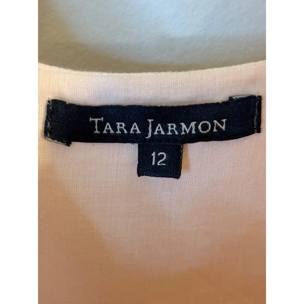 Tara Jarmon Baby Pink Sheer Silk Asymmetrical Midi Dress 12 Fairycore - Picture 5 of 7